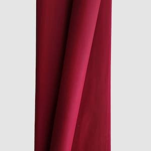 Tissu sergé de coton ciré CERISE - Vendu par incréments de 1/2 mètre Matériau durable pour sacs, rembourrage et travaux manuels