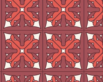 Prismi Wright in tessuto di corteccia organico - Rosso