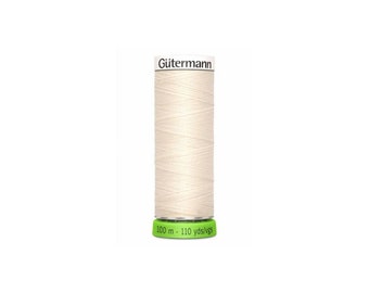 Recycle Polyester Thread - Gutermann - EGGSHELL - 110 Yards