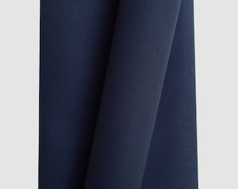 Waxed Canvas Fabric - Classic Blue