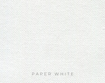 Organic Cotton Canvas Fabric - Paperwhite 9-Inch Sample Cut