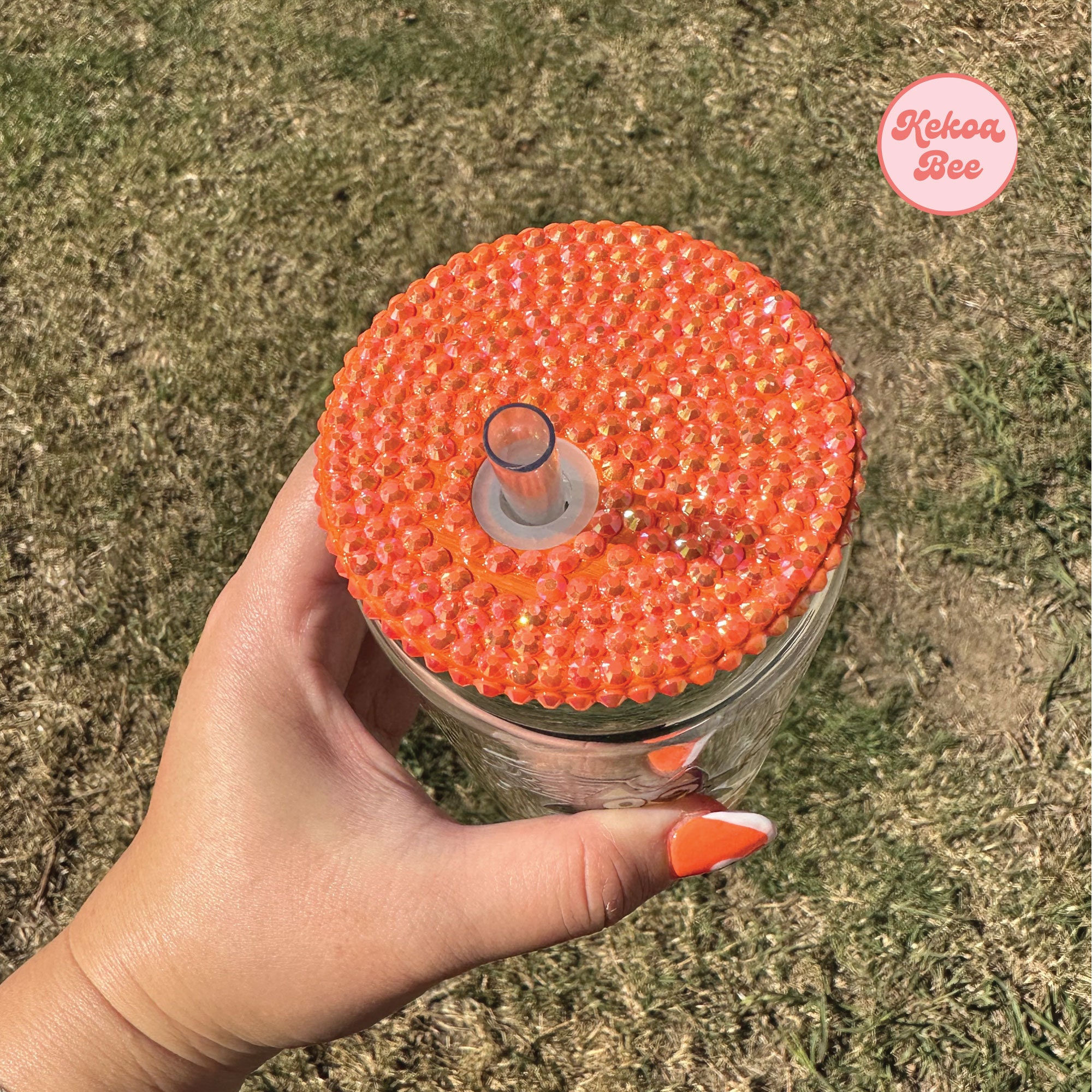 Jack Skellington Glass Cup with Bamboo Lids and Straw – Mrs Pretty Prints