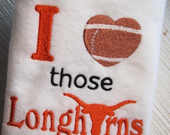 Longhorn Machine embroidery design, filled stitch , 5 sizes, digital download
