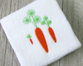 Carrot embroidery design, 12 sizes mini machine embroidery, Easter design filled stitch carrot