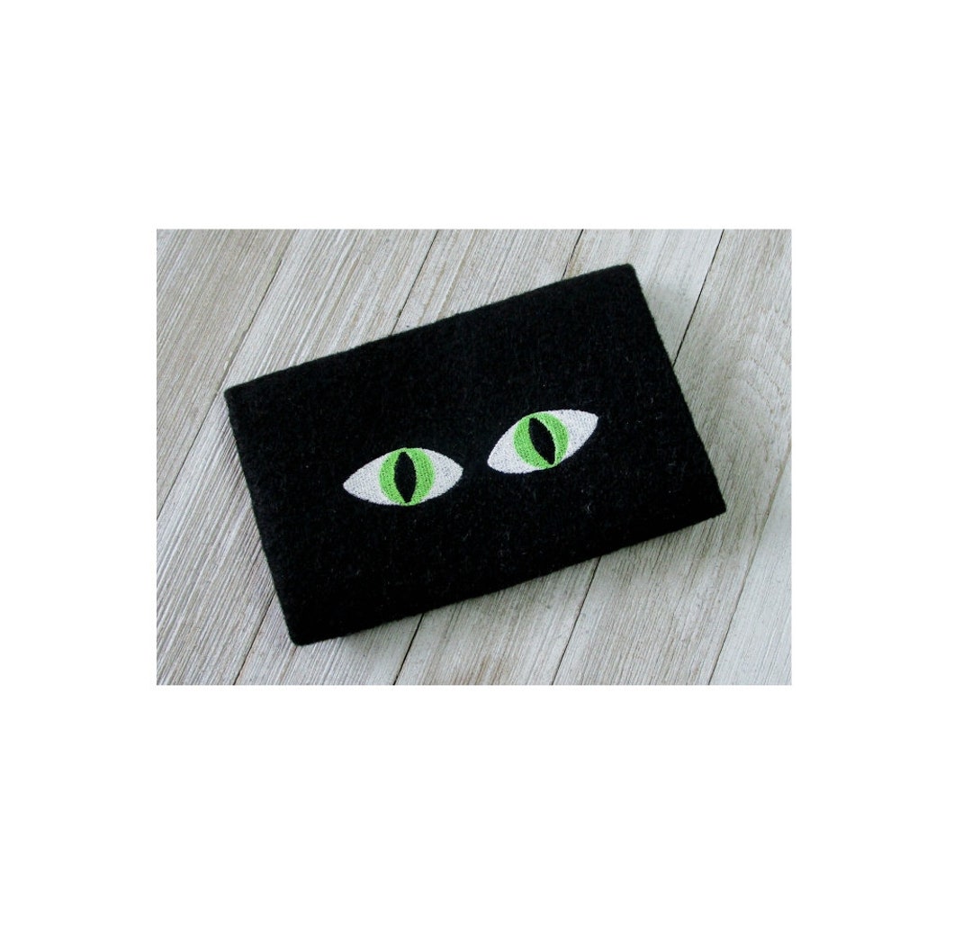 Cat Eyes Embroidery Design 10 Sizes Filled Stitch Cat Eye Etsy