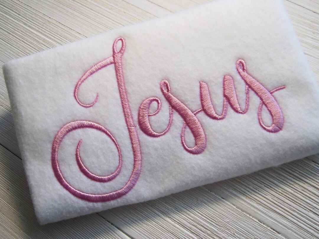 Jesus Embroidery Design, Script, Wordart, Religious, Christian ...