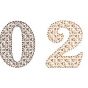 May include: The number 2026 is displayed in a decorative font. The digits are textured with a repeating pattern in shades of gold, silver, and beige, set against a white background. The overall design is clean and modern.