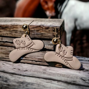 Cowgirl hoed oorbellen