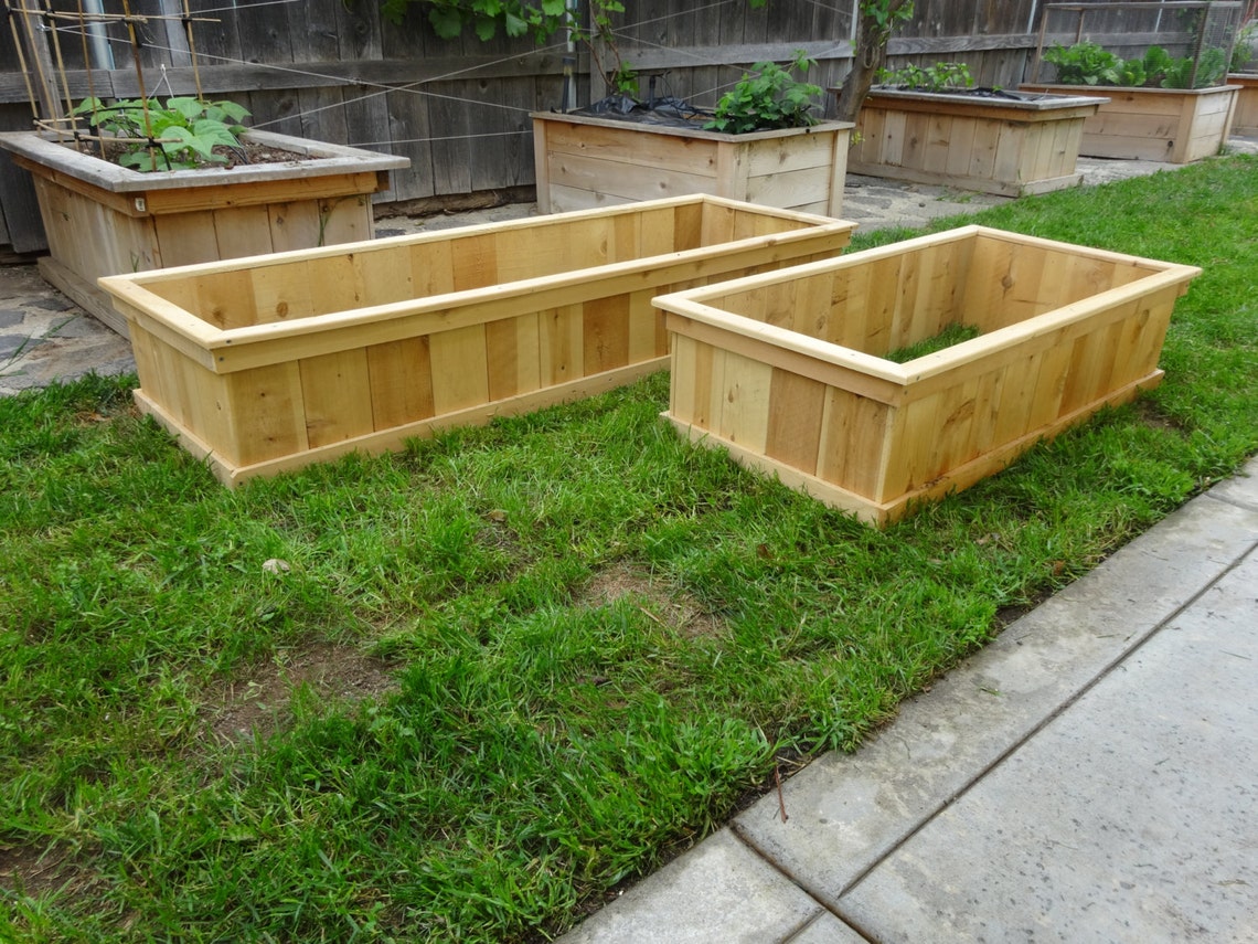 Planters and Raised Gardens Etsy