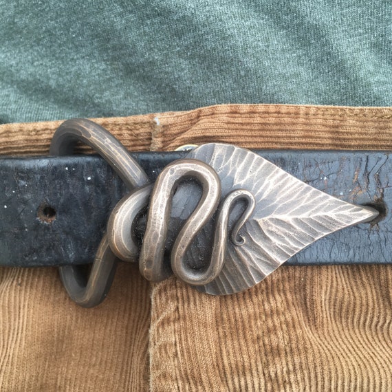 hand forged belt buckle