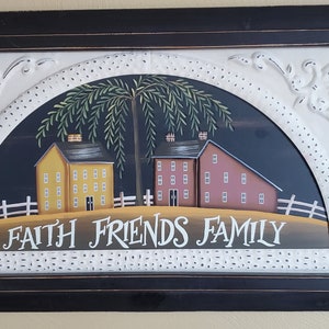Metal and wood country saltbox house picture
