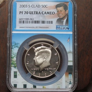 2003 S Kennedy Clad Half Dollar PF70