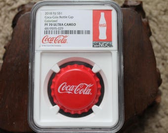 2023 Niue S1 Coca-cola Bottle Cap Pf 70 Ultra Cameo - Etsy