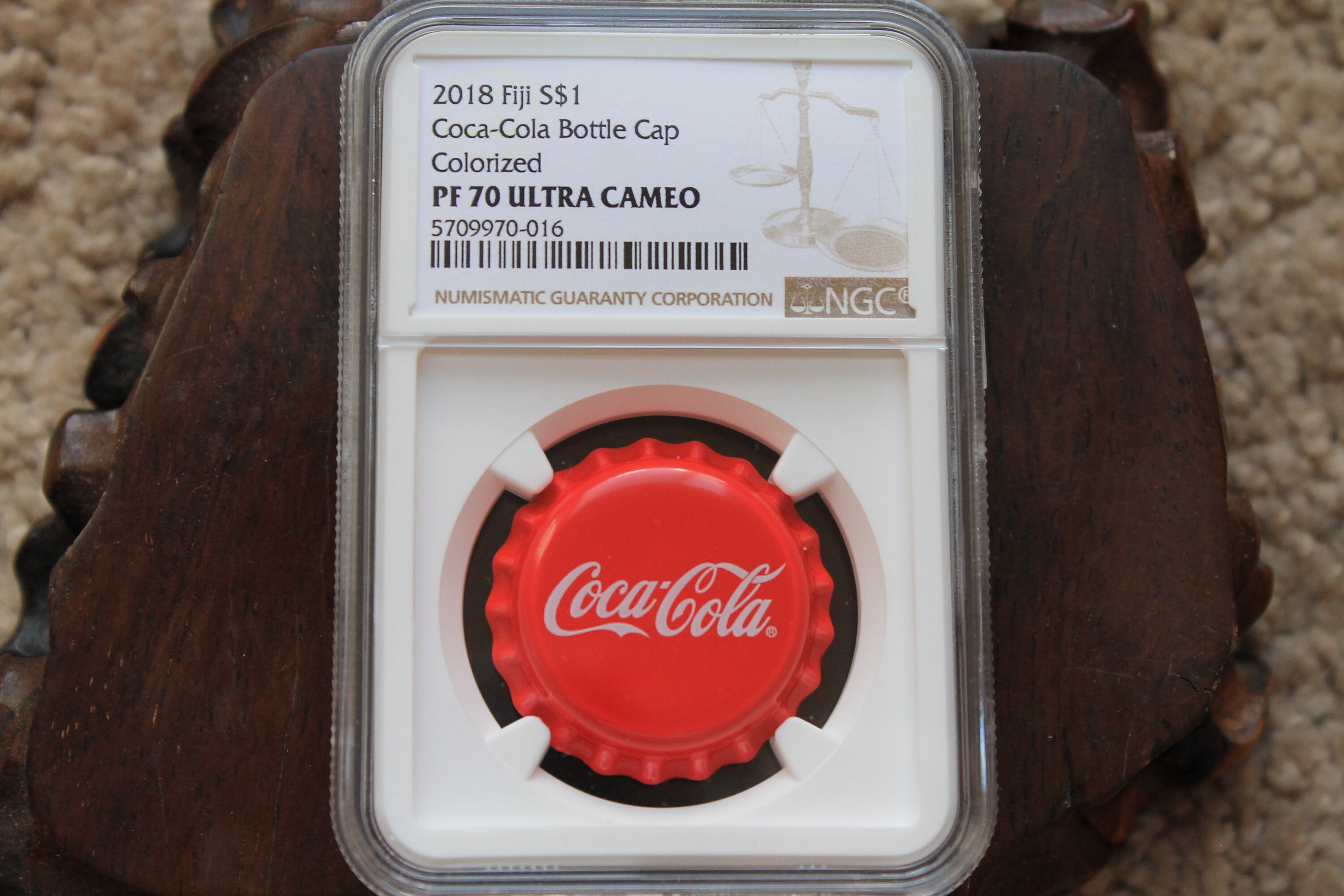 2018 Fiji Coca-cola Colorized 6-gram Silver Bottle Cap PF70 - Etsy