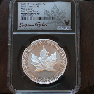 2019 Canada Maple Leaf Modified PF70 First Day of Issue