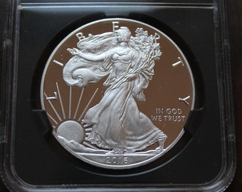 2016 American W Silver Eagle Lettered Edge Coin PF70 First Release