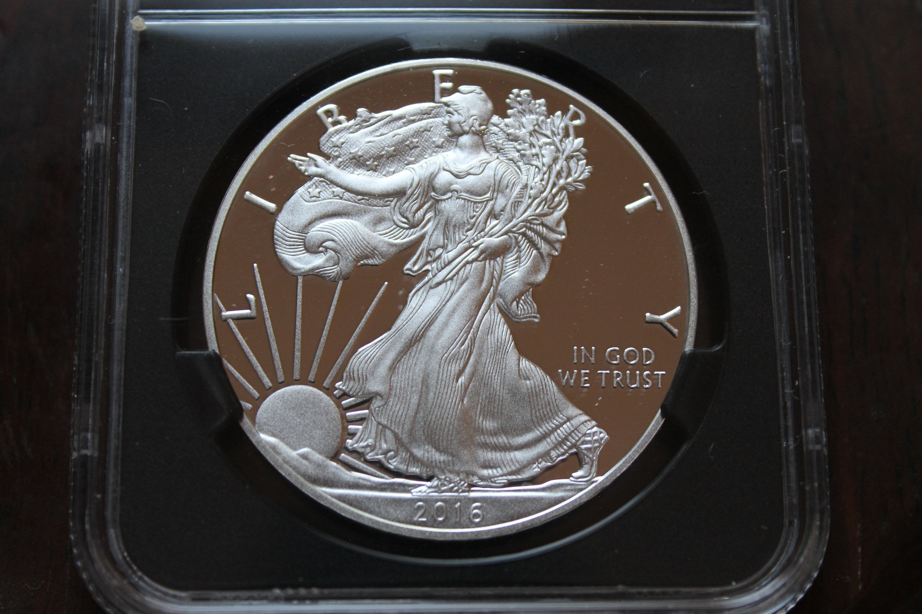 2016 American W Silver Eagle Lettered Edge Coin PF70 First Release