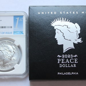 2023 American Peace Silver Dollar Coin MS70 First Day of Issue