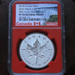2018 Canada Silver Maple Leaf 30th Anniversary PF70 First Releases