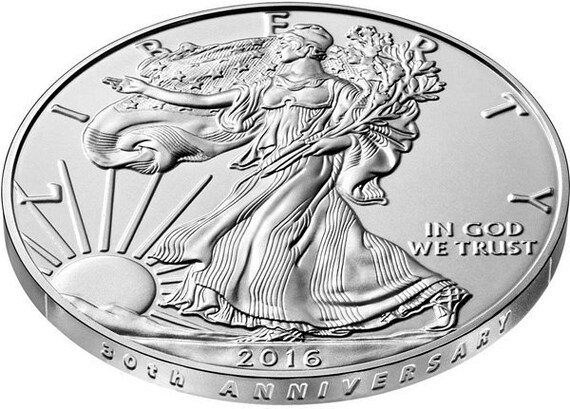 2016 American W Silver Eagle Lettered Edge Coin PF70 First Release