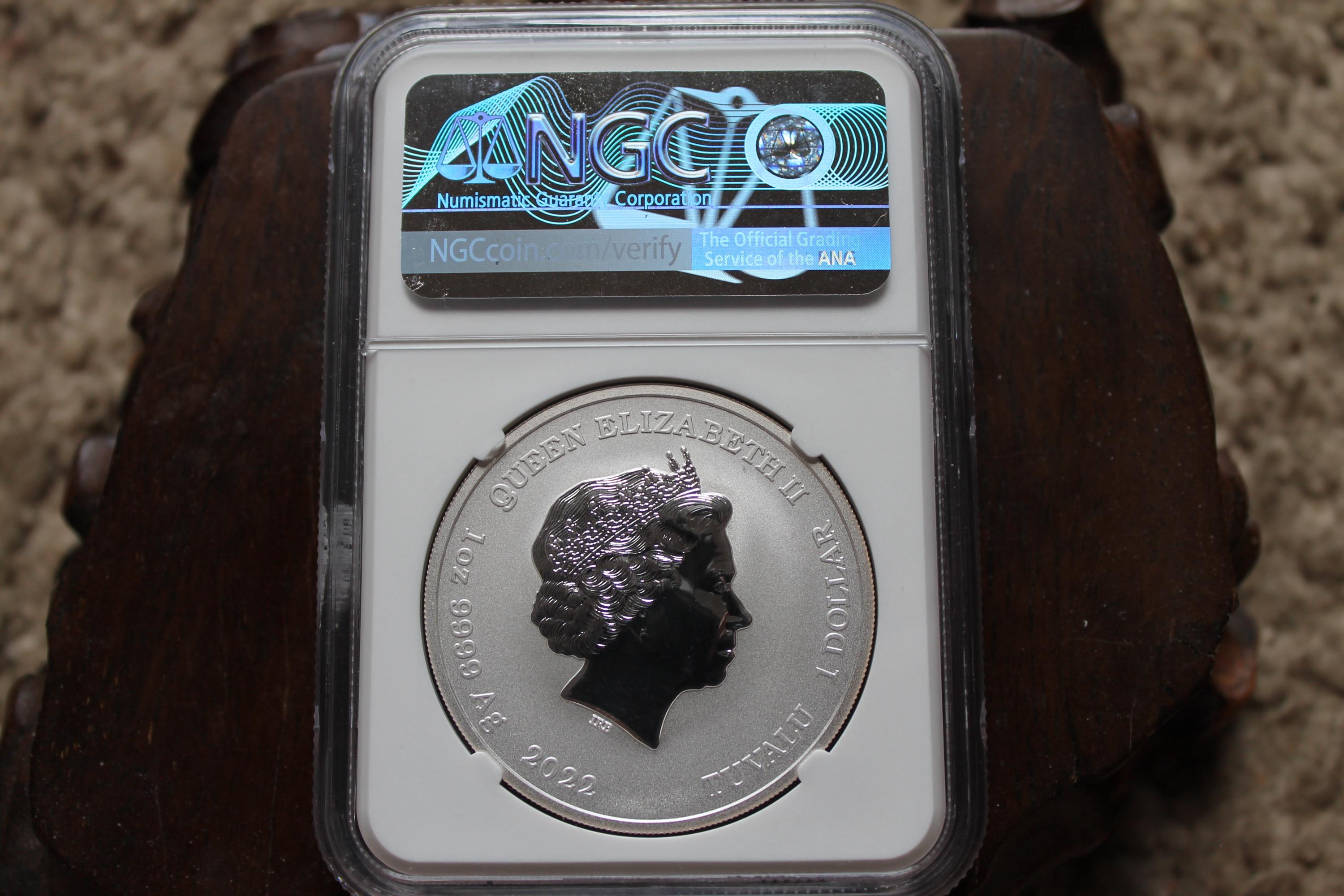 2022年 カプコン ストリートファイター ツバル リュウ カラー化銀貨