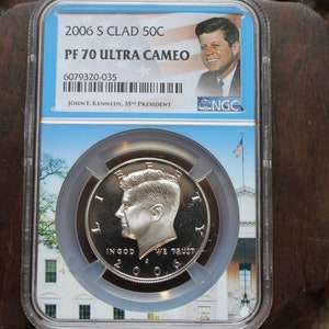 2006 S Kennedy Clad Half Dollar PF70