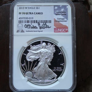 2013 American W Silver Eagle Coin PF70