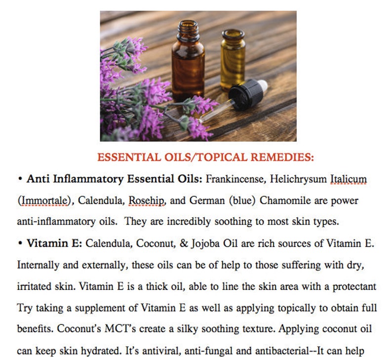 Holistic Skin Care Ebook Instant Download Beauty Eczema Etsy