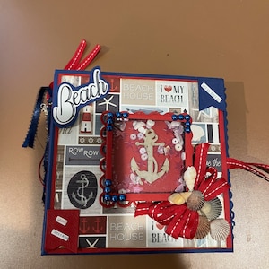 Beach Themed Mini Album, 6x6 Beach Mini Album
