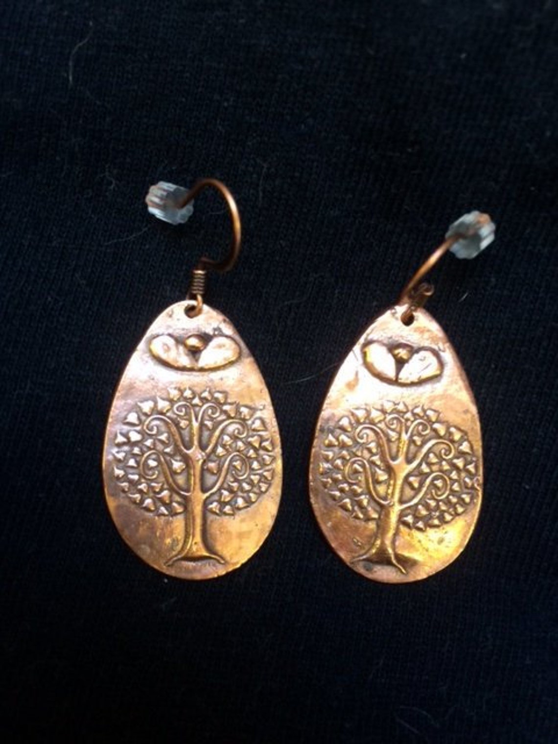 Copper Earrings Copper Earings for Women Dangle Earrings Etsy