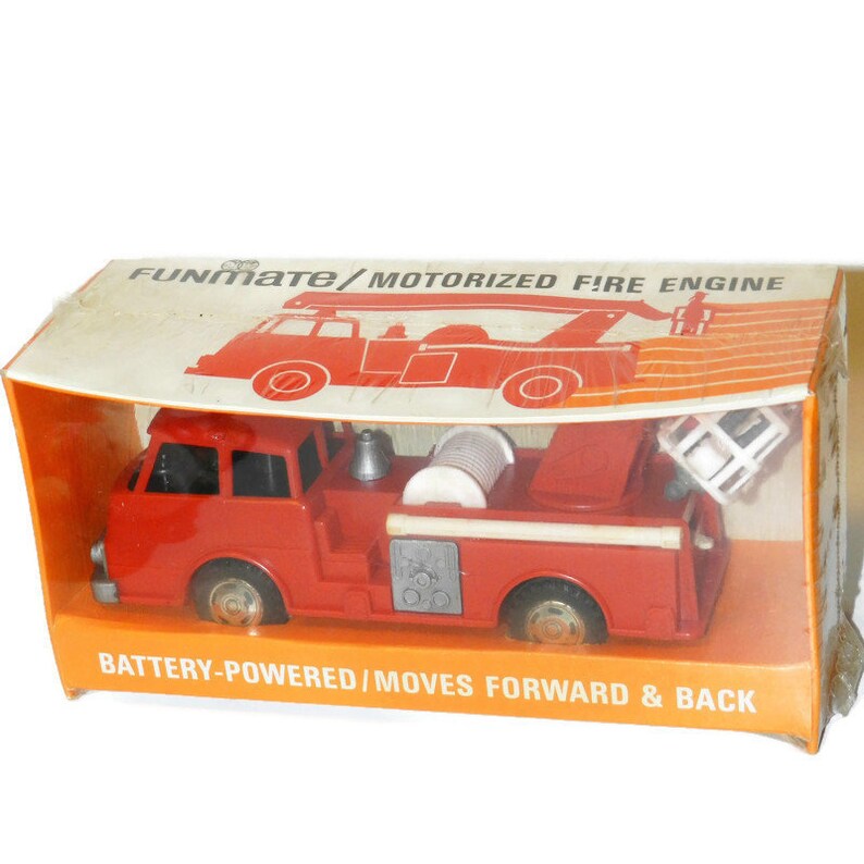 antique toy fire truck