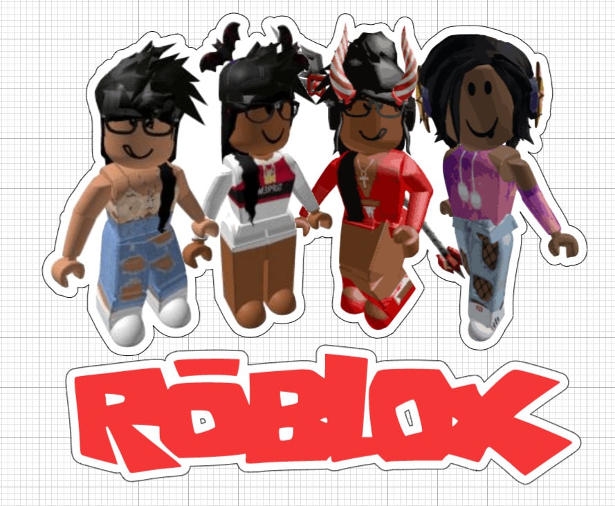 Roblox Girl 5 - PNG - Instant Digital Download