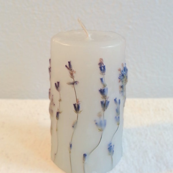 Aromatic Lavender Herb Candle