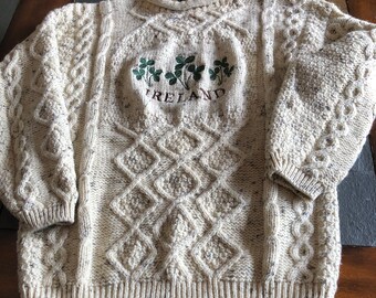 Pure New Wool IRELAND sweater