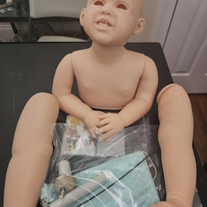 Limited Edition (#14 of 550), 29 Inch Mia Reborn Toddler Kit by Sigrid  Bock