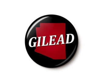 Gilead Arizona Pin Button | 1864 Abortion Ban Pin | Pro-Choice Women's Reproductive Rights | 1 Inch or 1.75 Inch Pinback Button