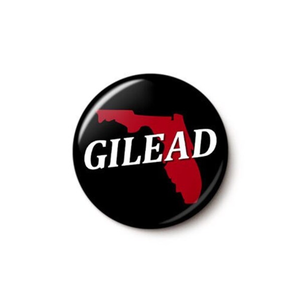 Gilead Florida Pin Button | Anti-Florida Abortion Ban Pin | Women's Reproductive Rights Pro-Choice | 1 Inch or 1.75 Inch Pinback Button