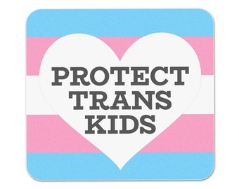 Protect Trans Kids Sticker - Trans Ally LGBTQ Support Transgender Rights Stickers, Waterproof Vinyl