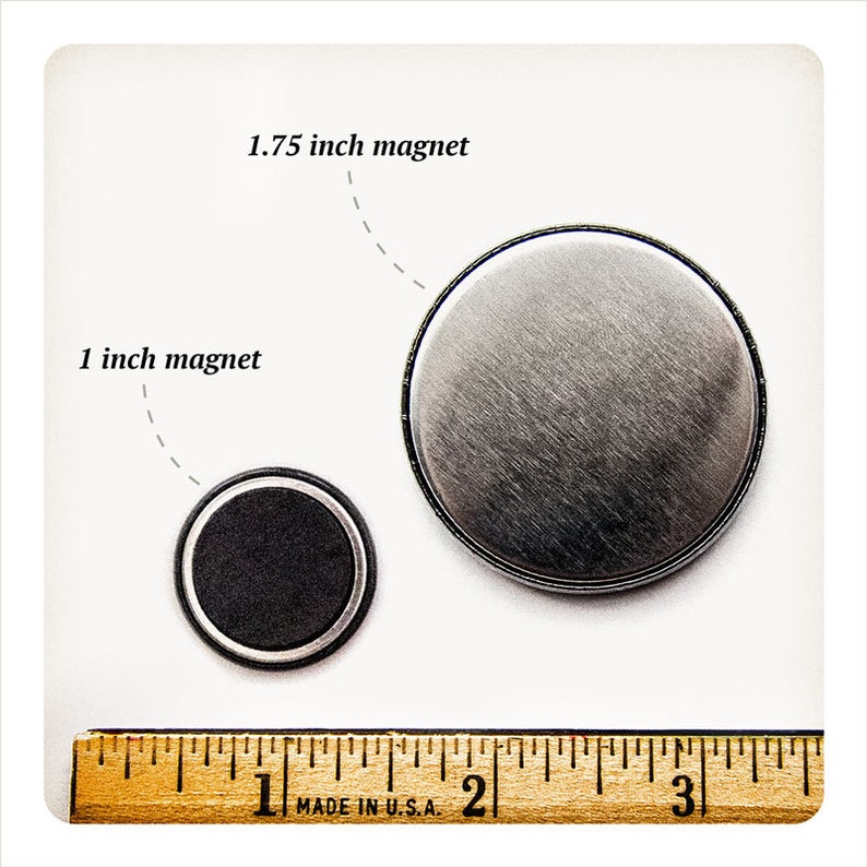Person Woman Man Camera TV Button or Magnet Trump/'s Big Brain Pin 1 Inch or 1.75 Inch Pinback Button or Magnet Anti-Trump Pin
