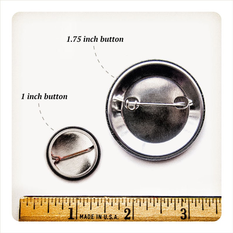 Person Woman Man Camera TV Button or Magnet Trump/'s Big Brain Pin 1 Inch or 1.75 Inch Pinback Button or Magnet Anti-Trump Pin