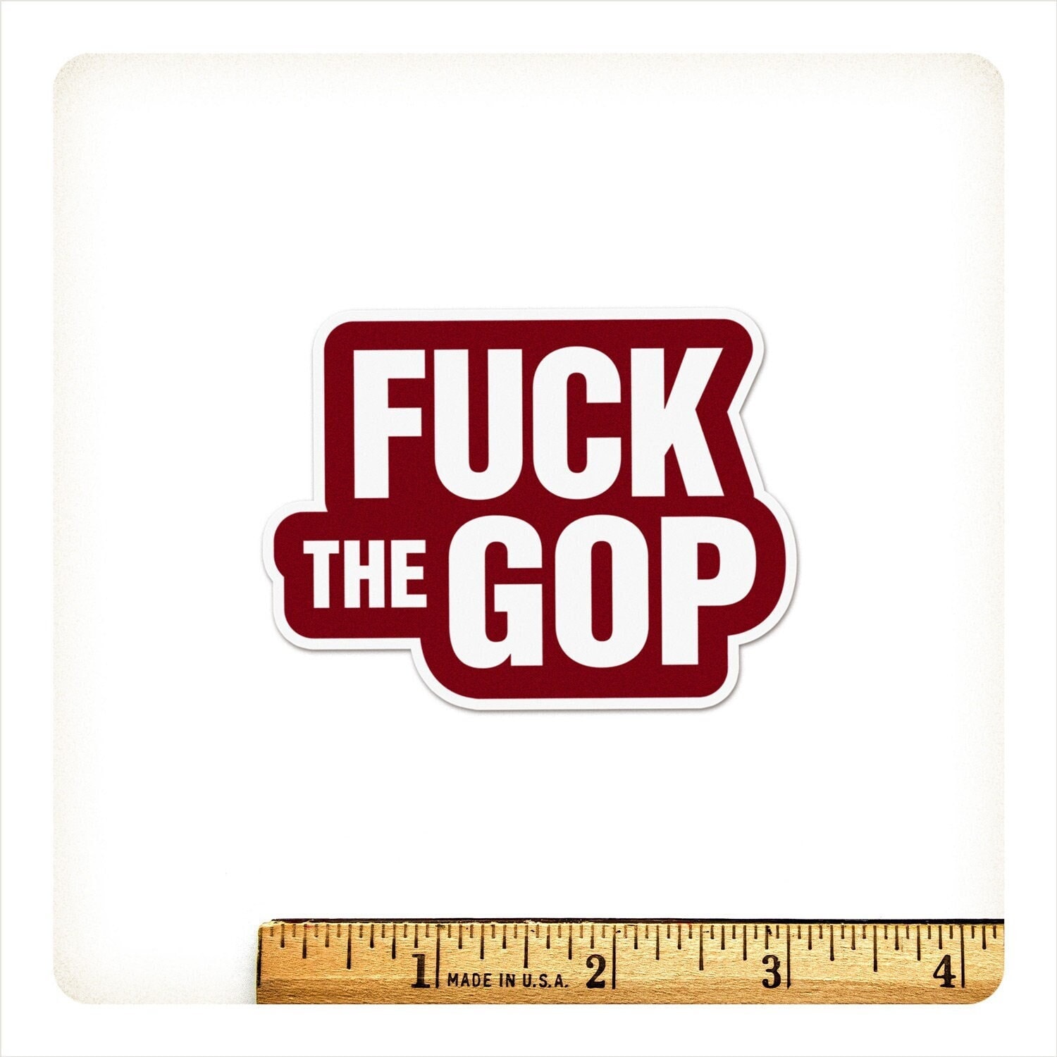 Fuck the GOP Sticker FREE SHIPPING Anti-republican