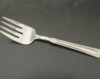 PFALTZGRAFF SUMMER BREEZE vintage stainless flatware silverware set replacements fork spoon retro old kitschy flatware blue picnic BiN 25