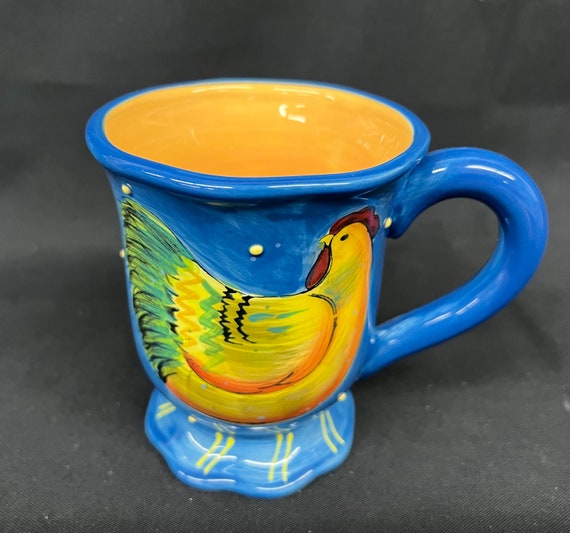 Certified International COUNTRY COLLAGE Mug-yellow 3/4