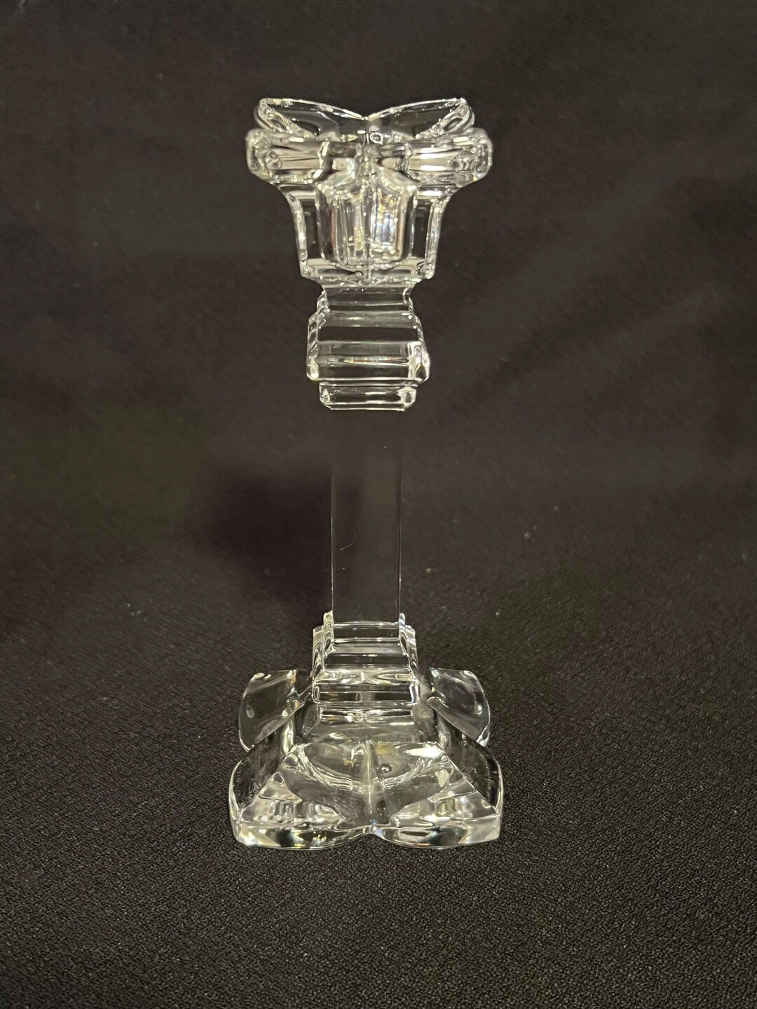 Mikasa Crystal BLOSSOM Candlestick 6
