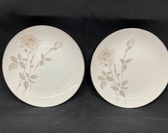 Noritake MELROSE 6002 Pair Salad Plates 8"