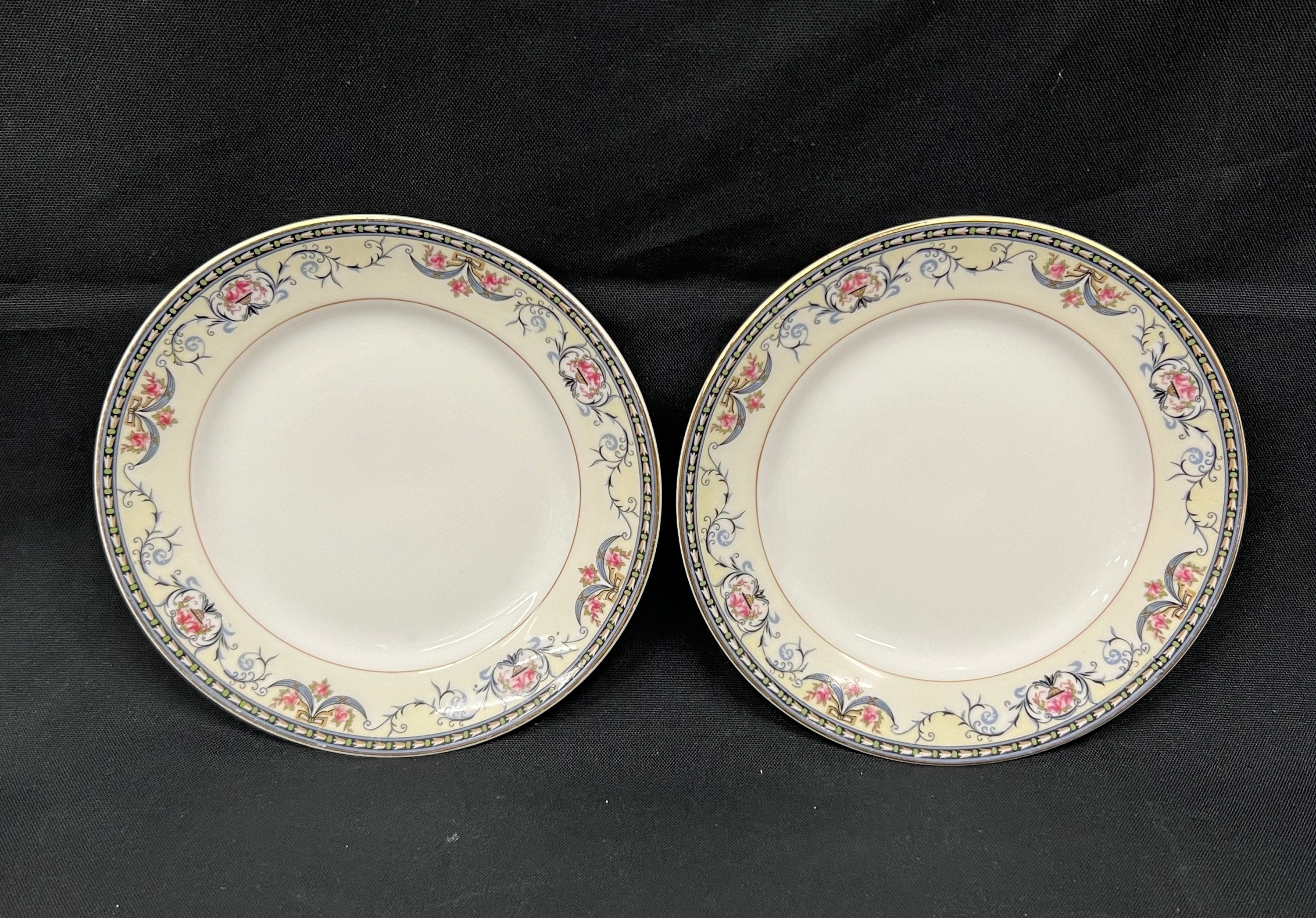 Noritake MAYVILLE 69541 Pair Bread & Butter Plates 6 1/2