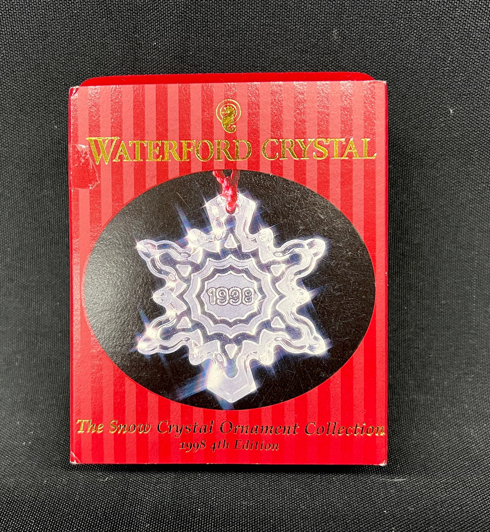 Waterford "Snow Crystal Ornament Collection" 1998, 4th Ed. in Box