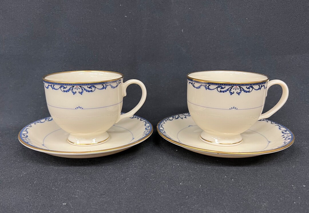 Lenox LIBERTY Pair Cups & Saucers Etsy