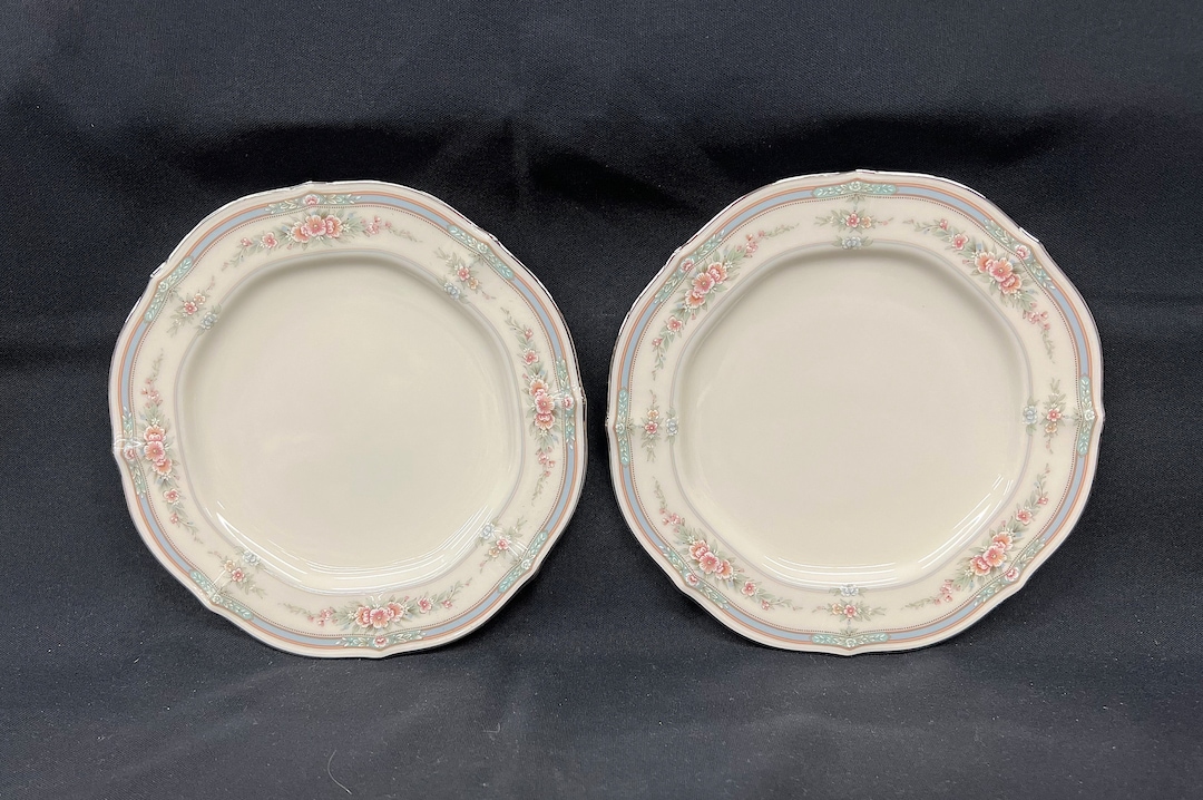 Noritake ROTHSCHILD 7293 Pair Salad Plates 8 3/8 Etsy