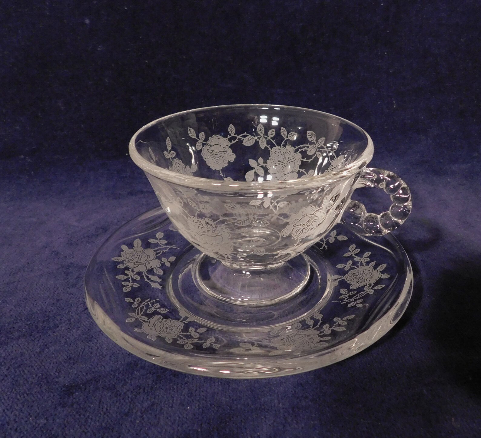 Fostoria WILLOWMERE Cup & Saucer Etsy
